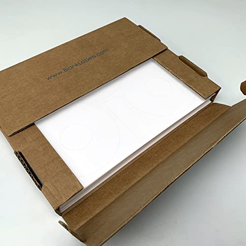 Image of CD /DVD Label Full Face | Qty 150 Disc, 150 Spine | 50 Sheets Total | White Matte | Inkjet & Laser Compatible | Neato CLP-192301 Large Center Holes | Easy to Peel | 3 Per Sheet | Blank Label