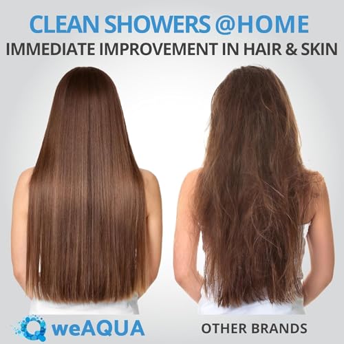 Image of WEAQUA CB-20 PRO Shower & Tap Water Filter with 20-Stage Filtration | Hard Water Softener for Bathroom Use | Improves Skin And Reduce Hair Fall | Removes Chlorine & Impurities (Chrome, Pack Of 1)