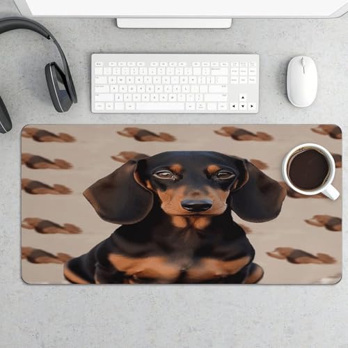 Mouse Pad grande de goma antiderrapante para escritorio miniatura 5