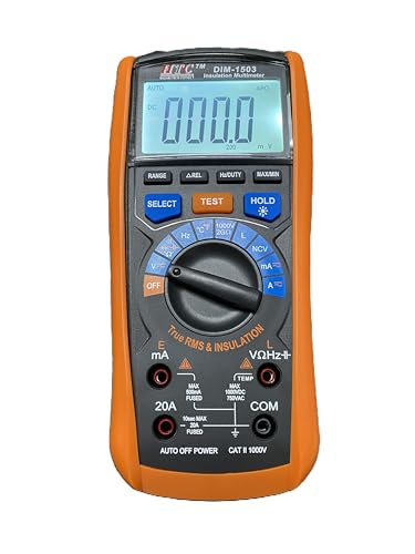 Image of HTC DIM 1503 Digital Handheld 1000 V Insulation Tester with AC /DC True RMS Multimeter By Skyking 