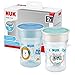Produktbild NUK Magic Cup Trinklernbecher | 8+ Monate | 230 ml | auslaufsicherer 360°-Trinkrand | BPA-frei | blau | 2 Stück