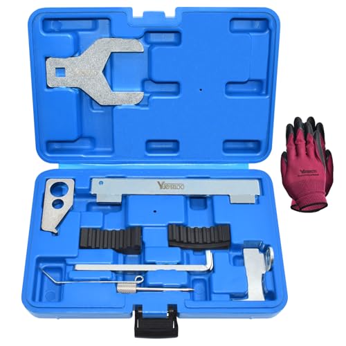 9PCS Engine Camshaft Alignment Locking Timing Tool Kit with Water Pump Wrench, Compatible with Chevrolet Cruze Aveo Orlando Vauxhall Opel Astra Mervia Vectra Zafira Alfa Romeo Fiat 16V 1.4 1.6 1.8