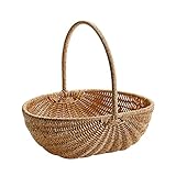 Photo Gallery sporful cesto multiuso in rattan intrecciato per picnic, shopping, frutta, 30 x 29 cm, grande capacità Photo Gallery sporful cesto multiuso in rattan intrecciato per picnic, shopping, frutta, 30 x 29 cm, grande capacità