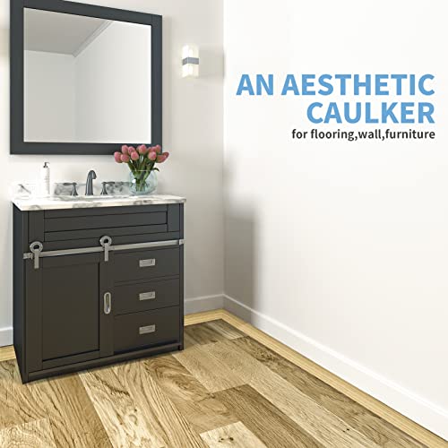 Art3D 10 Ft Self Adhesive Vinyl Floor Transition Strip, Laminate Floor Strip Floor Flat Divider Strip For Joining Floor Gaps,Carpet Threshold Transition,Floor Tiles（1.57In, Aspen Yellow） #TOP2