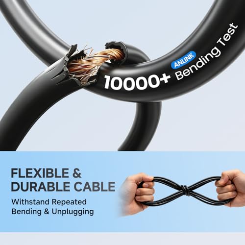 Cable Ethernet Cat6, 10 unidades de 6 pies negro miniatura 6