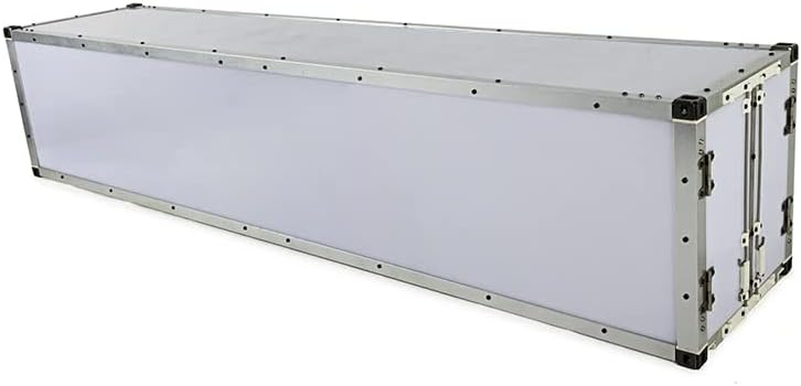 TOUCAN RC HOBBY US in Stock 1/14 40ft Reefer Container Compatible with DIY Tamiya Model Semi Trailer Tractor Truck