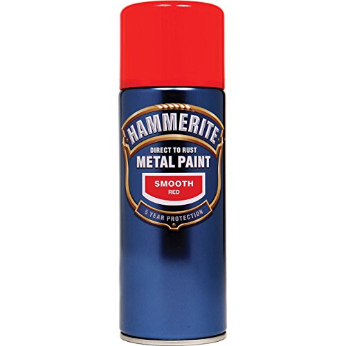 Preisvergleich Produktbild HAMMERITE Direct to Rust Smooth Finish Aerosol Red 400ml