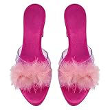 Maodom Prinzessinnen Verkleidungsschuhe,Cosplay Kristall Absätze,Rollenspiel Kristall Absätze | für Bühnenauftritte Schulaufführungen Halloween Karneval Kostümpartys Theaterdarsteller Konzert