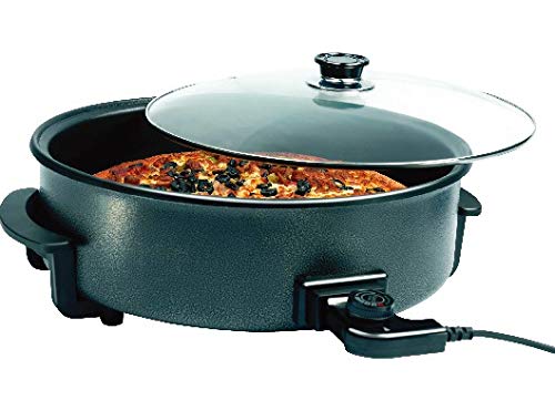 Elektrische Pfanne Ø 42/11cm Pizzapfanne Partypfanne...