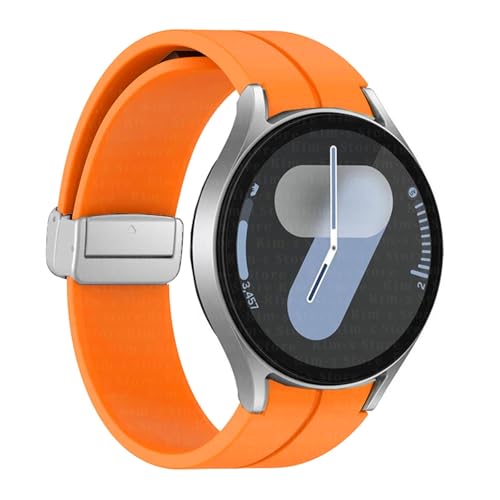 FKMBD �I���W�i���V���R���X�g���b�v Samsung Galaxy Watch 6 Cassic 43mm 47mm 5Pro 45mm Watch FE 4 5 6 7 40 44mm ���C�o�b�N���u���X���b�g���v�o���h(�I�����W-S�AWatch 6