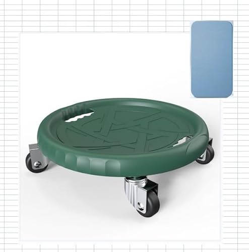 Silent Abdominal Wheel for Core Training – Ergonomic Non-Slip Ab Roller with Quiet Sliding Disc, Portable Home Fitness Wheel for Waist & Abdomen Exercise, 300g Weight（Dark Green ）