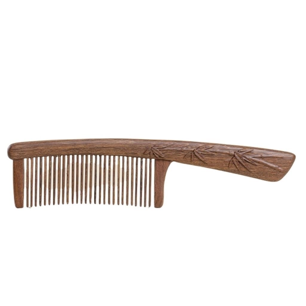 Peine Para Peinar Peine de mango largo de madera maciza, peine rectangular for mujer, peine de ducha for baño, herramientas for el cuidado y peinado del cabello Peine Para El Cabello