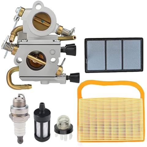 Butom TS420 TS410 Carburetor for TS 420 TS410Z TS420Z Concrete Cut-Off Saw 4238 120 0600 C1Q-S118 Carb with Filter Maintenance Kit Cover