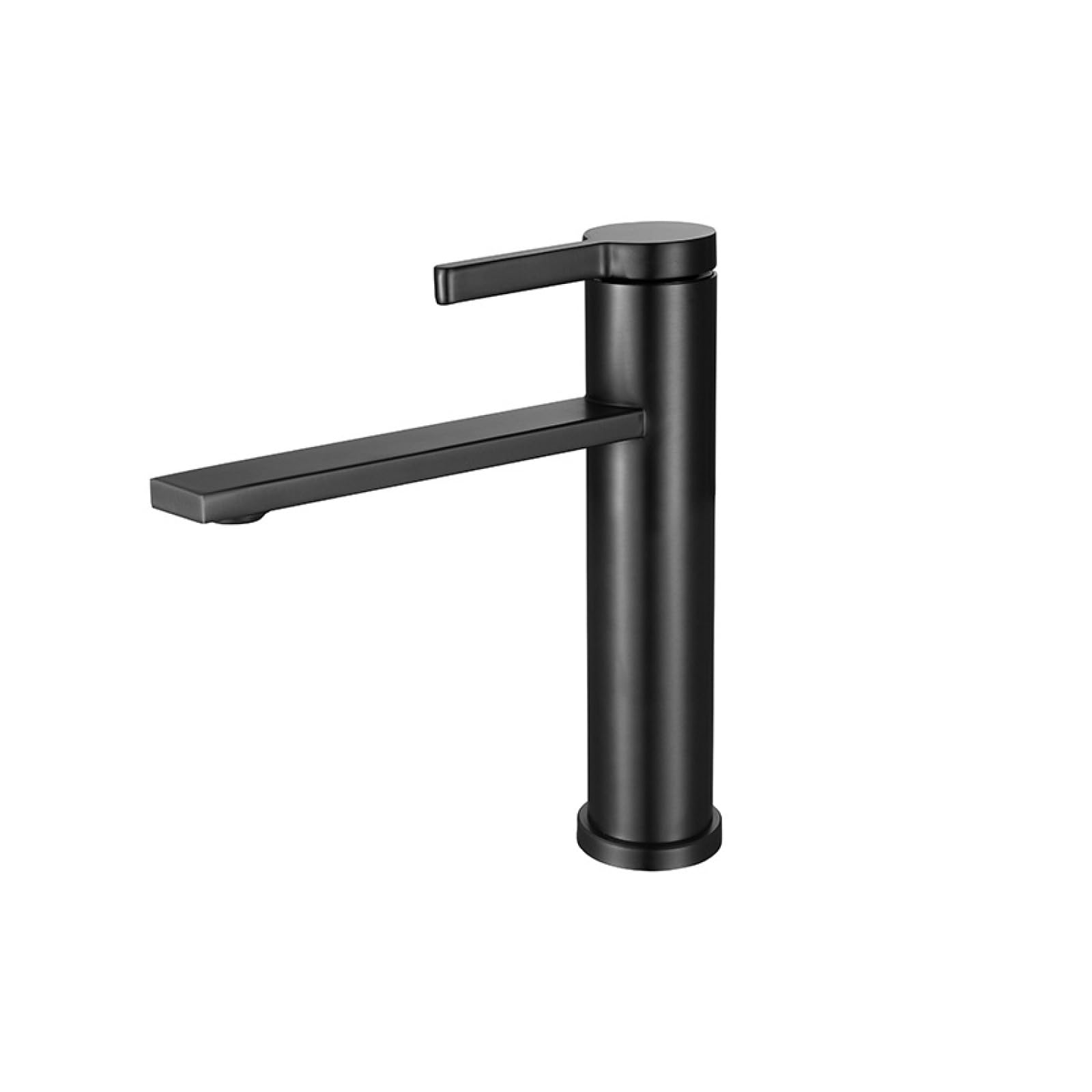 Fanjubei Pvd Gun Ash Is Low 304 Stainless Steel Hot And Cold Simple Faucet, Gun Gray Low