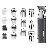 BaByliss Men Super X Metal Series 15-in-1 Multi-Trimmer, silberfarben/Grau