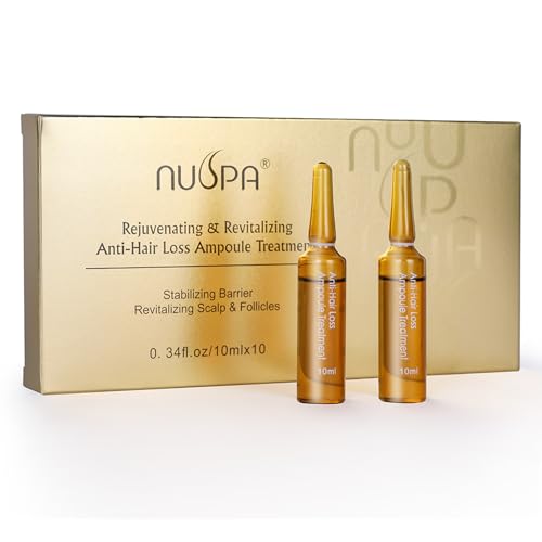 Nuspa Rejuvenating Revitalizing Anti Hair Loss Ampoules Treatment Stabilizing Barrier Scalp Follicles Hair Growth Serum For Men Women