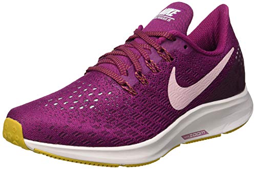 Nike Wmns Air Zoom Pegasus 35, Zapatillas De Running Mujer, Rojo True Berry Plum Chalk Vapste Grey 606 , 43 Eu