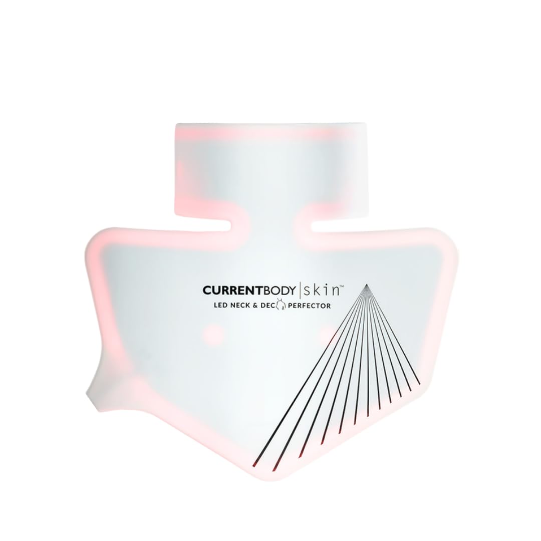 CurrentBody Skin LED Neck D colletage Mask Series 1 Red Light Therapy Mask for Anti-Aging of the Neck