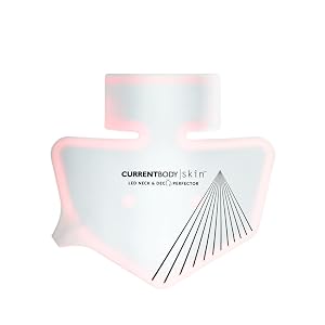 CurrentBody Skin LED Neck D colletage Mask Series 1 Red Light Therapy Mask for Anti-Aging of the Neck