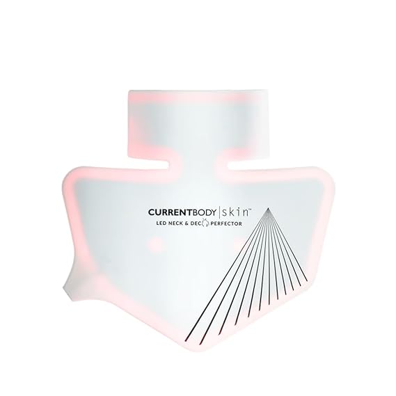 CurrentBody Skin LED Neck & Decolletage Mask: Series 1 | Red Light Therapy Mask for Anti-Aging of the Neck and Chest