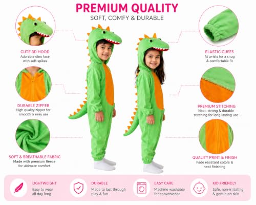 Image of kids zebra Animal Costume !Hooded fancy Dress Jamsuit For Boy & Girls ! Halloween Birthday & School Party Outfit ! Toddlers & Chidran Age 2-10 Yrs