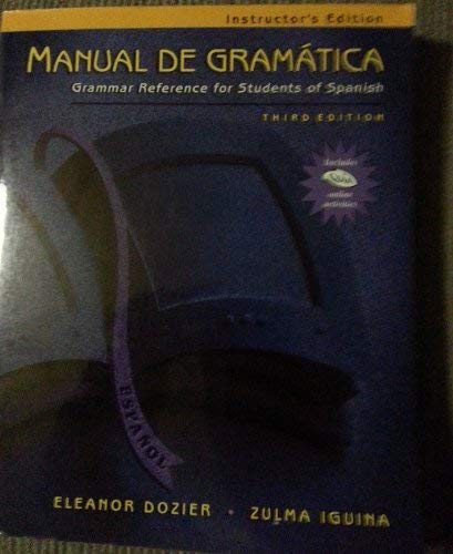 MAN DE GRAM 3E-IE INST QUIA CD [Paperback]