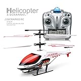 Remote Control Helicopter for Kids, with Gyro and LED Light,3.5 Channel Mini Helicopter,Remote Control for Kids & Adult Indoor Outdoor RC Helicopter Best Helicopter Toy Gift,red