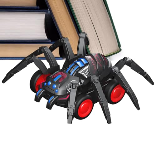 Generisch Coche de juguete con forma de araña, vehículo oscilante para niños, vehículo divertido educativo para y niñas para interior, exterior, parque, fiesta,