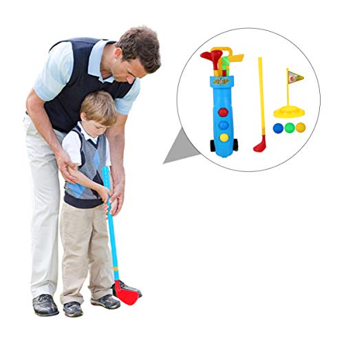 CLISPEED 2 Conjuntos de Jogos de Golfe para CrianÃ§as Conjunto de Treinamento de Bolas de Golfe Equi