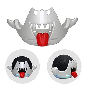 Suporte De Mesa Alexa Echo Dot 5 - Fantasminha Boo Mario