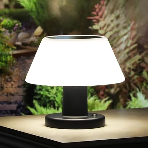 Lightess Solar Cordless Dimmable Table Lamp Cover