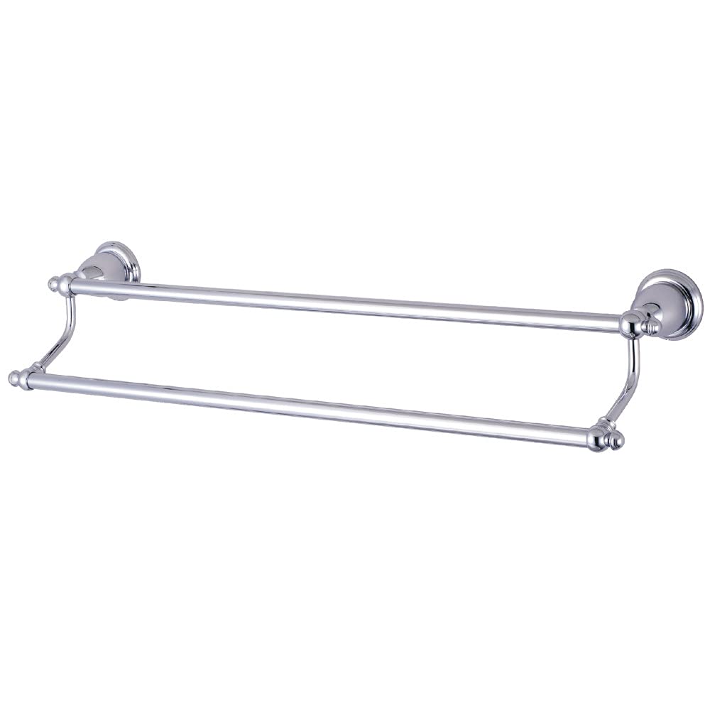 Kingston Brass BA797318C English Vintage 18-Inch Double Towel-Bar, Polished Chrome