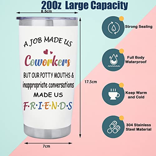 Merclix Leaving Gifts for Colleagues Women Funny Mug 20Oz Leaving Presents for Colleagues Work Ladies Retirement Gifts for Women Friends - Image 2