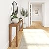 Amazon.com: Plank+Beam Modern Solid Wood Console Table, 56 Inch, Sofa ...
