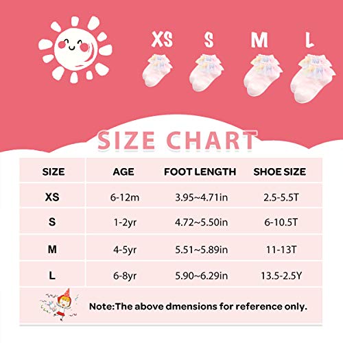 Image of Toddler Baby Girls Boys Socks Animal Pattern Children Ankle Cotton Socks 5 Pairs