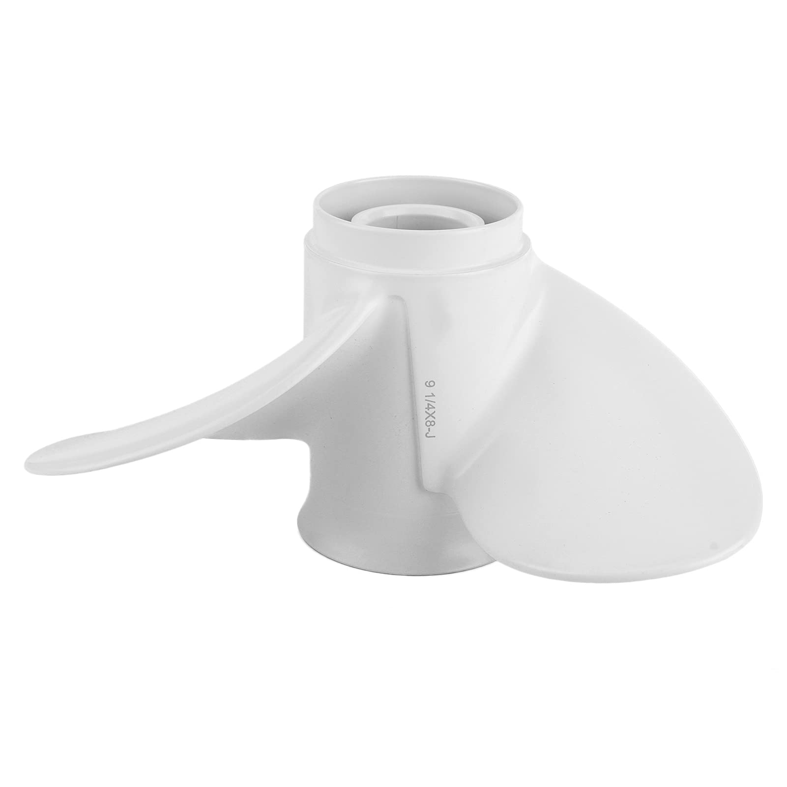 Qiilu Schrauben für Bootsmotoren, 3 Blätter Außenborder Propeller 9 1 / 4x8 Hochdruck 8 Zahn Passend für Yamaha Außenborder 9,9-15 PS Motor 63V-45947-00-EL