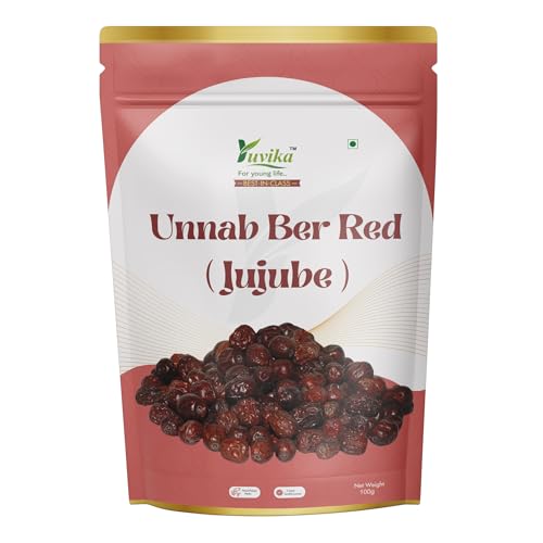 Image of YUVIKA Unnab Ber Red - Zizyphus Sativa Gaetn - Jujube 100 Grams