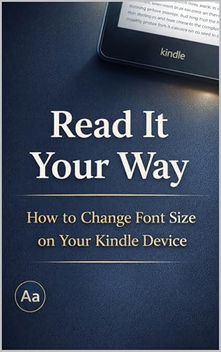Learn How to Change Font Size on Your Kindle Device