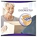 Always Discreet Incontinence & Postpartum Incontinence Pads for Women, Heavy Absorbency, Long Length, 64 Count