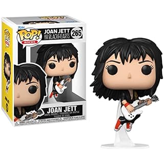 Alternative view of POP Rocks: Joan [Jett] & The Blackhearts – Joan [Jett] Funko Pop ! Figurine en vinyle (avec étui de protection compatible Pop Box), multicolore, 9,5 cm