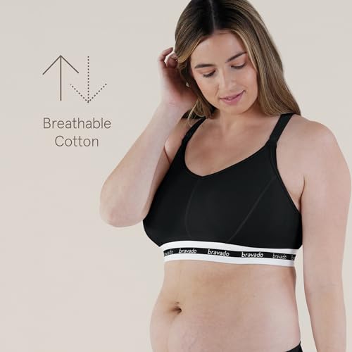 Bravado Designs Women's Original Sleep Nursing Bra, Full Cup Maternity Bra for Breastfeeding3