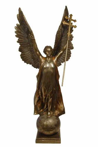 Unicorn Studio Replica Figure St. Gabriel in Hungary Heroes Square Decor Gift, 15 inch Height