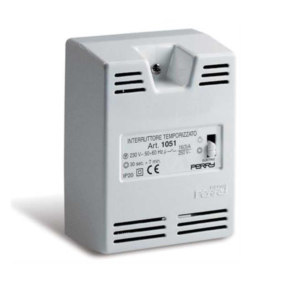 Perry 1IT1051 Interruttore Temporizzato per Scale, Bianco
