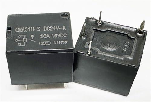 Relais 4 broches CMA51H-S-DC24V-A T78A 20A pour circuit imprimé
