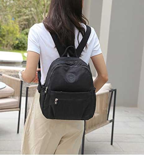 Image of Mini Nylon Backpacks for Women Small Backpack Purse Lightweight Backpacks Mini Casual Travel Daypack