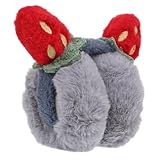 [FRCOLOR] 冬用ふわふわ耳当て 用イヤーマフ 女の子用耳あて 折りたたみ式幼児用イヤーウォーマー 冷気対策 保温アクセサリー 冬の屋外防寒用