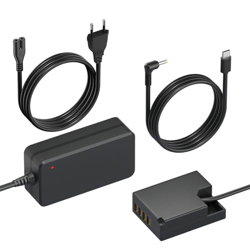 Kit W126S batería dummy para streaming y vídeo con Fujifilm X-T30 X100V X-S10 en escritorio