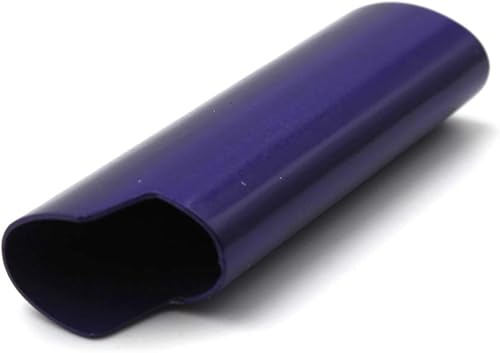 Miniatura 20 de Fundas de metal para encendedores, funda para BIC tamaño completo encendedor J6 mate color básico regalo de bricolaje (azul)