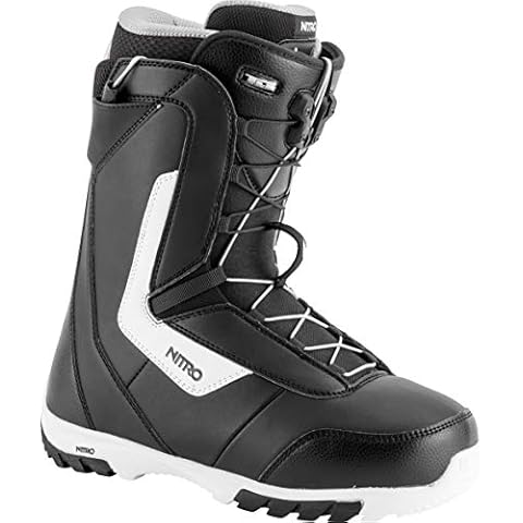 Nitro Snowboards Sentinel TLS '19 - Botas de Snowboard para Hombre (Ligeras, con Sistema de Cordones rápidos, para Principiantes), Color Negro, tamaño 28,5 Cover