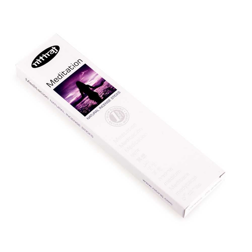 Nitiraj - Bastoncini di incenso Natural Platinum a combustione lenta, 1 ora, confezione da 2
